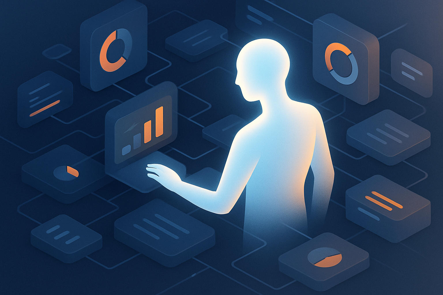 Впровадження AI agent у бізнес-процеси ai agent автоматизація сервісна компанія впровадження бізнес-процеси абстрактна система